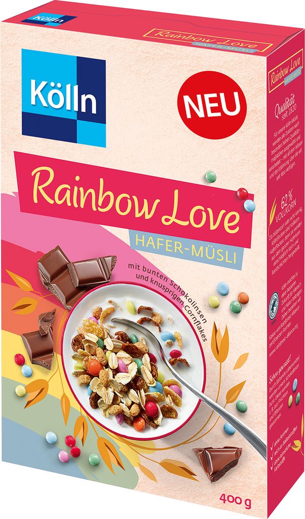 Kölln Müsli Rainbow Love, 400g