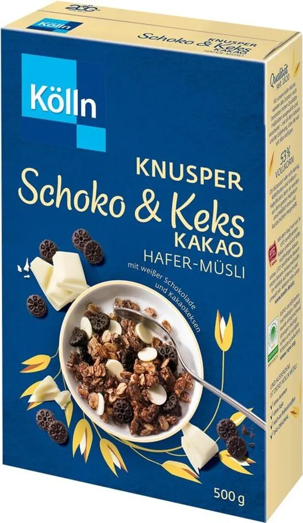 Kölln Schoko & Keks Kakao Müsli 500,0 g