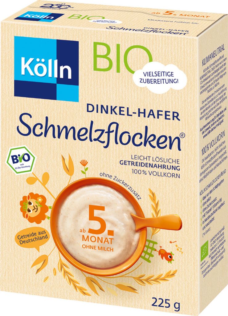 KöllnSchmelzflocken® Dinkel-Hafer 6x225g Sparpaket