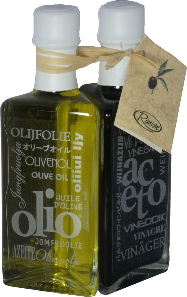 Kombination Mare Olivenöl + Balsamico  200 ml. + 200 ml. - Ranise