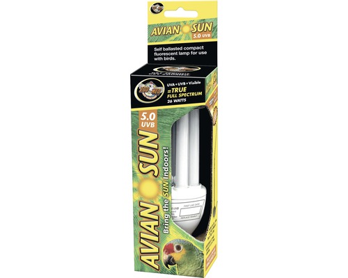 Compact lamp AvianSun 5.0 Bird Compact, 26 W