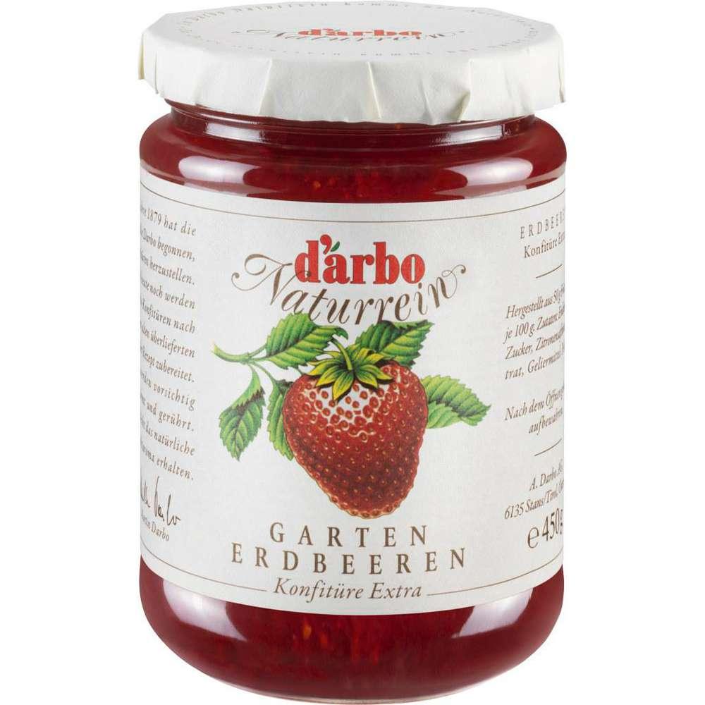 Extra natural jam, garden strawberries