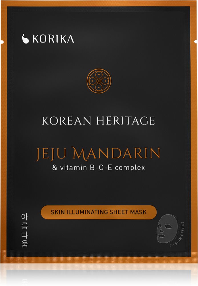 KORIKA Korean Heritage Set of 5 Skin Illuminating Face Sheet Masks Facial mask set at a discounted price to rejuvenate facial skin