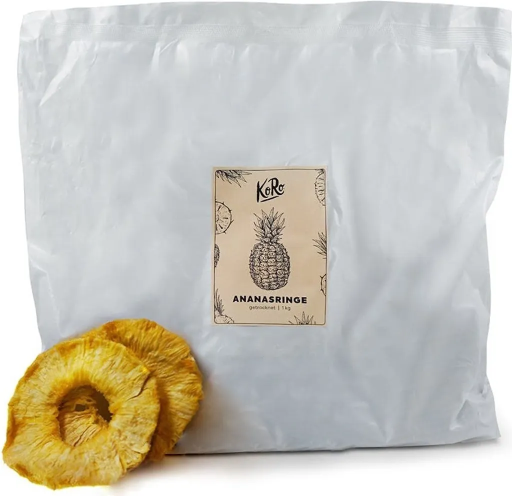 KoRo | Pineapple rings with no added sugar 1 kg