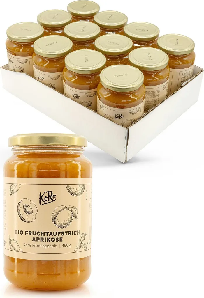 KoRo |Fruchtaufstrich Aprikose 12 x 460 g