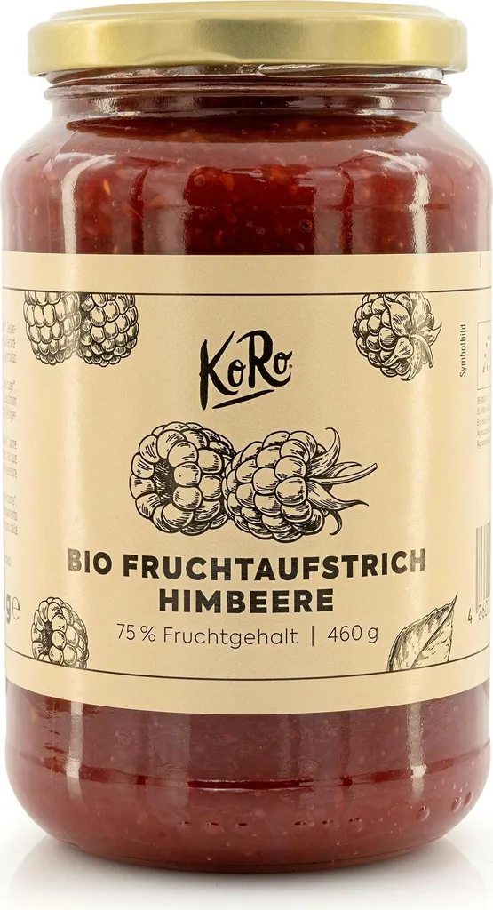 KoRo |Fruchtaufstrich Himbeere 460 g