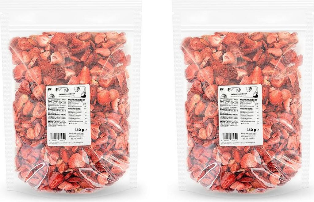 KoRo | Freeze-dried strawberry slices 2 x 350 g