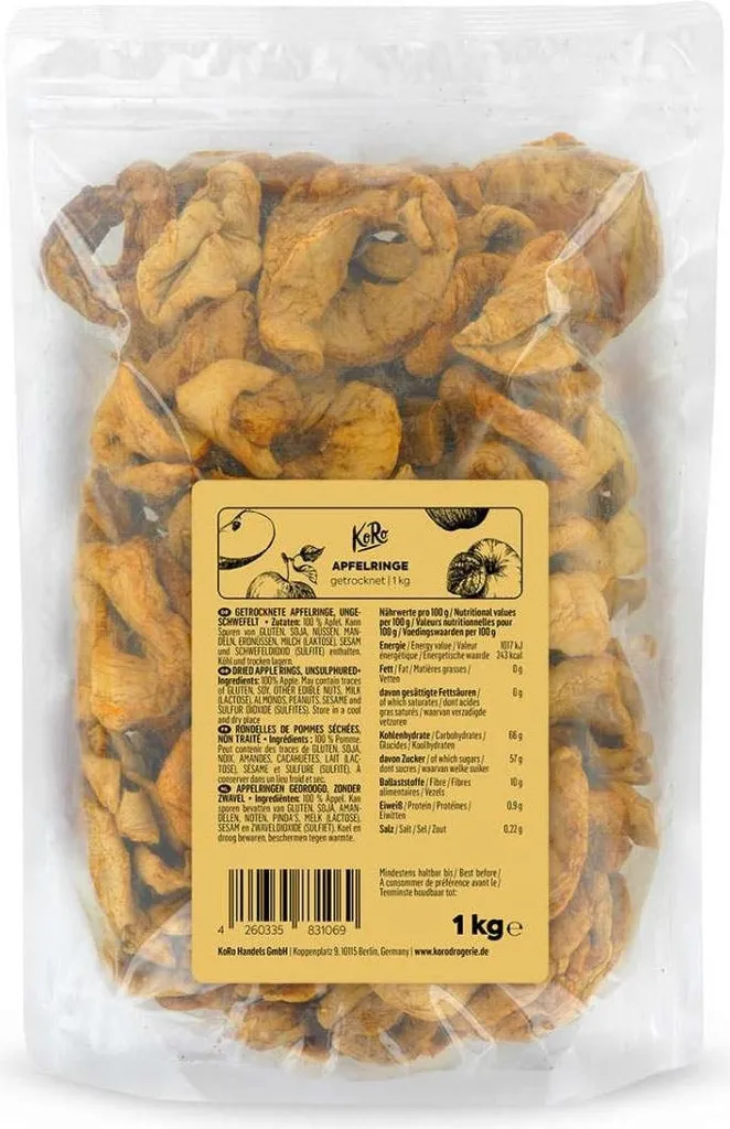 KoRo | Dried Apple Rings 1 kg