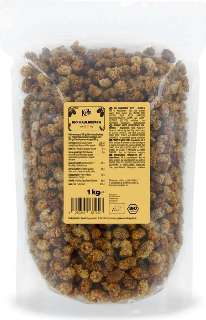 KoRo MAULB_007, 381 kcal, 1614 kJ, 3.5 g, 82 g, 0.03 g, 5 g
