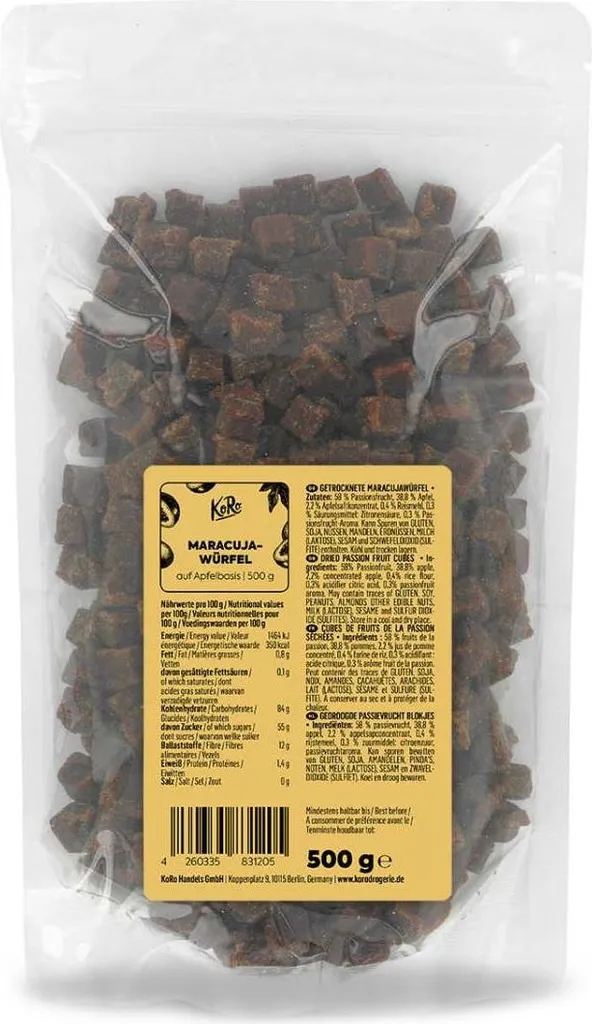 KoRo | Passion Fruit Cubes 500 g