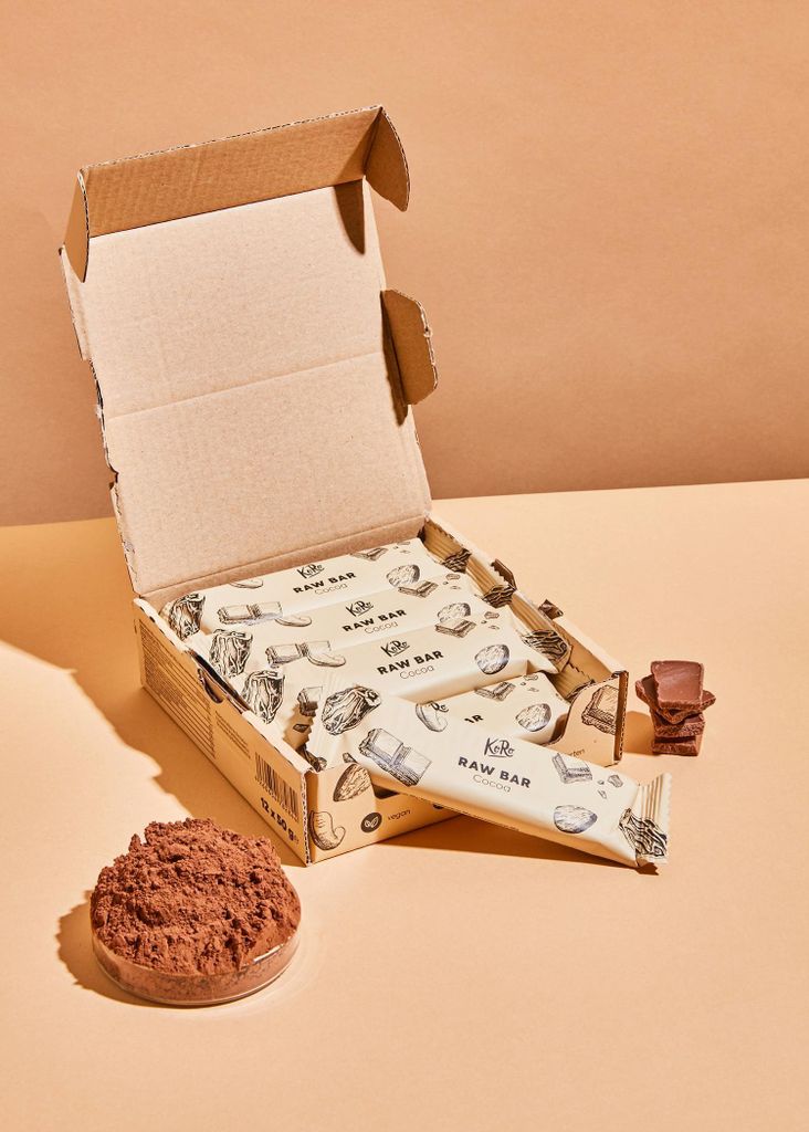 KoRo |Rohkostriegel Kakao 12 x 50 g