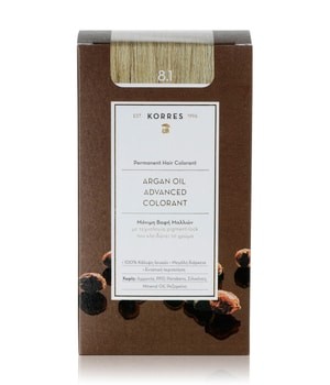 KORRES Argan Oil Advanced Hair Color Ash Light Blonde / Light Blonde Ash 8.1