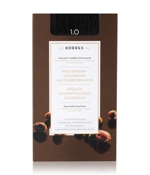 KORRES Argan Oil Advanced Hair Coloration Black 1.0