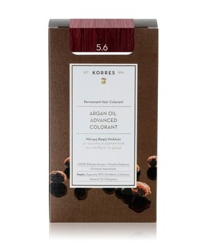 KORRES Argan Oil Advanced Hair Color Red Light Brown / Light Brown Red 5.6