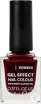Korres Nail Color Gel Effect nail polish 55 Pomegranate 11ml
