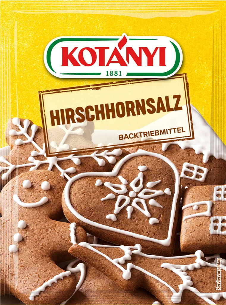 Kotanyi Horn Salt Raising Agent Ideal for Cookies 50g