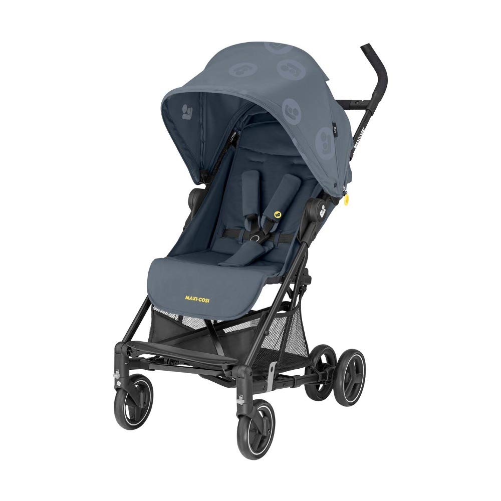 Maxi-Cosi Mara Buggy, very light and compact pushchair with 3 reclining positions, suitable from birth to approx. 4 years (max. 22 kg), Brave Graphite