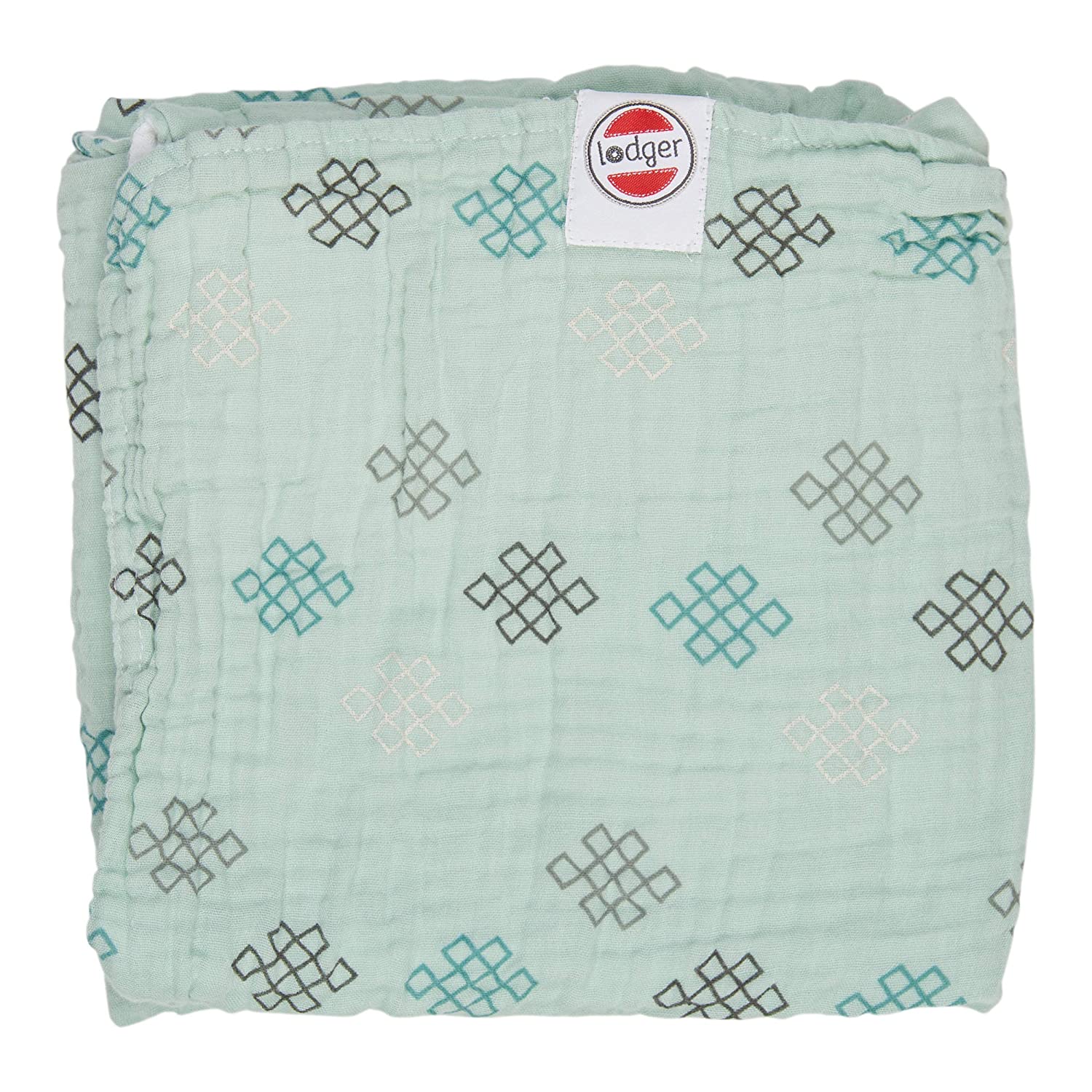 Lodger DM6.7.002 080 120 Baby Blanket Dreamer Xandu Knot 120 x 120 cm Green