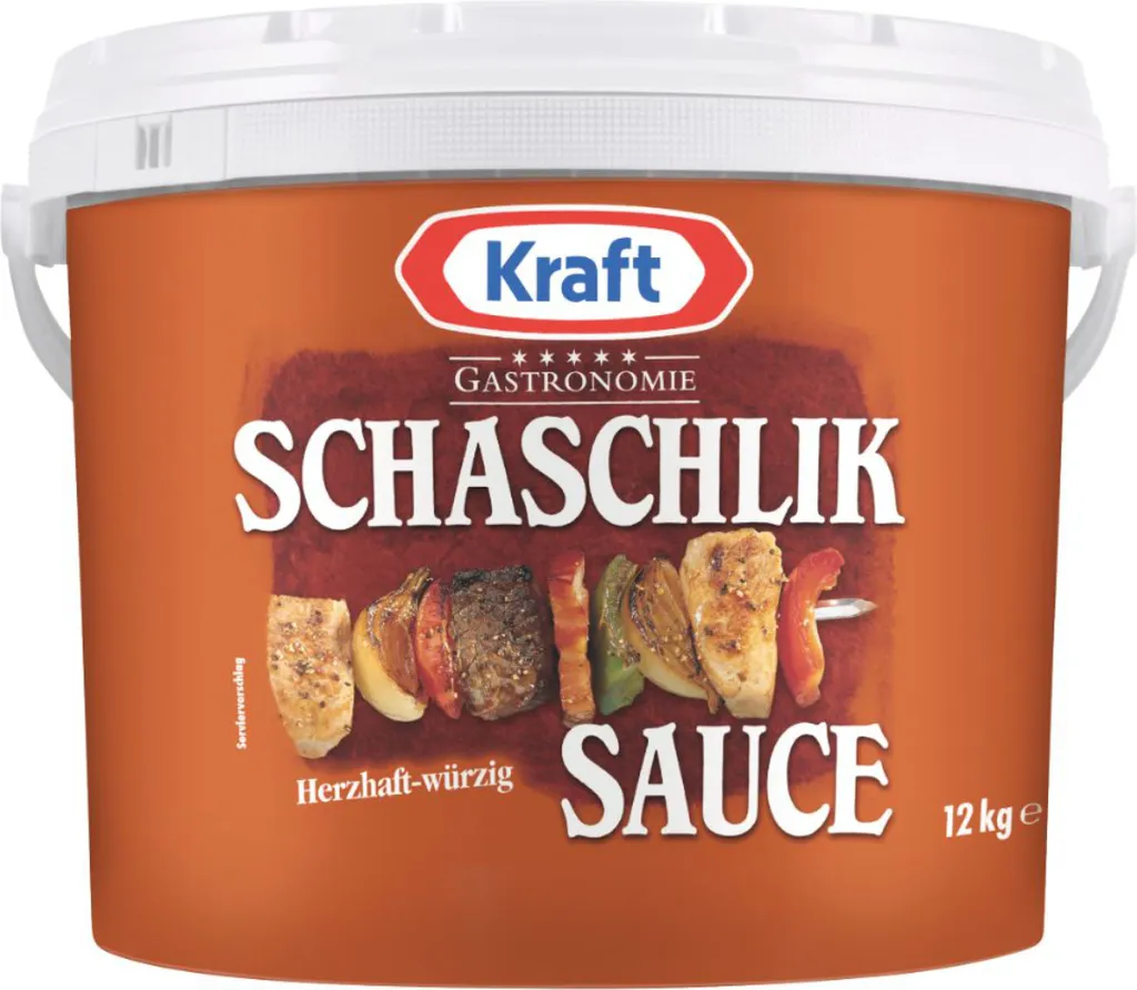 Kraft Shashlik Sauce hearty spicy sauce in a bucket 12000g