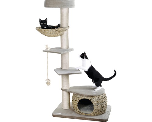 Banana Leaf Tower scratching post 70x50x144 cm beige