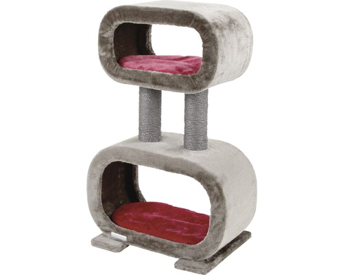 Scratching post KERBL Ruby 58x29x94 cm grey-red
