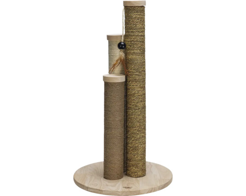Scratching furniture designed by Lotte Willa scratching post 40 x 40 x 60 cm for cats up to 7 kg sisal, jute, seagrass, wood