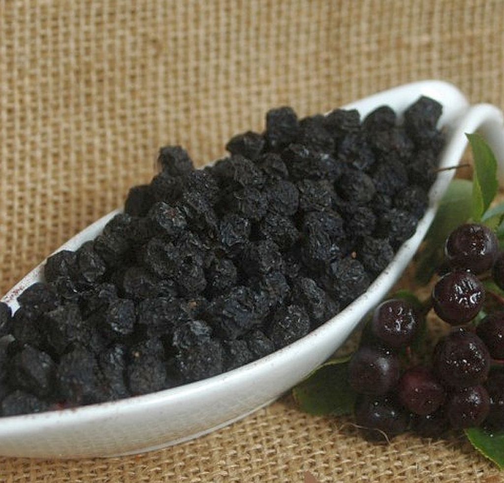 Krauterino24 - Aronia fruits whole - Chokeberries | Quantity: 50g