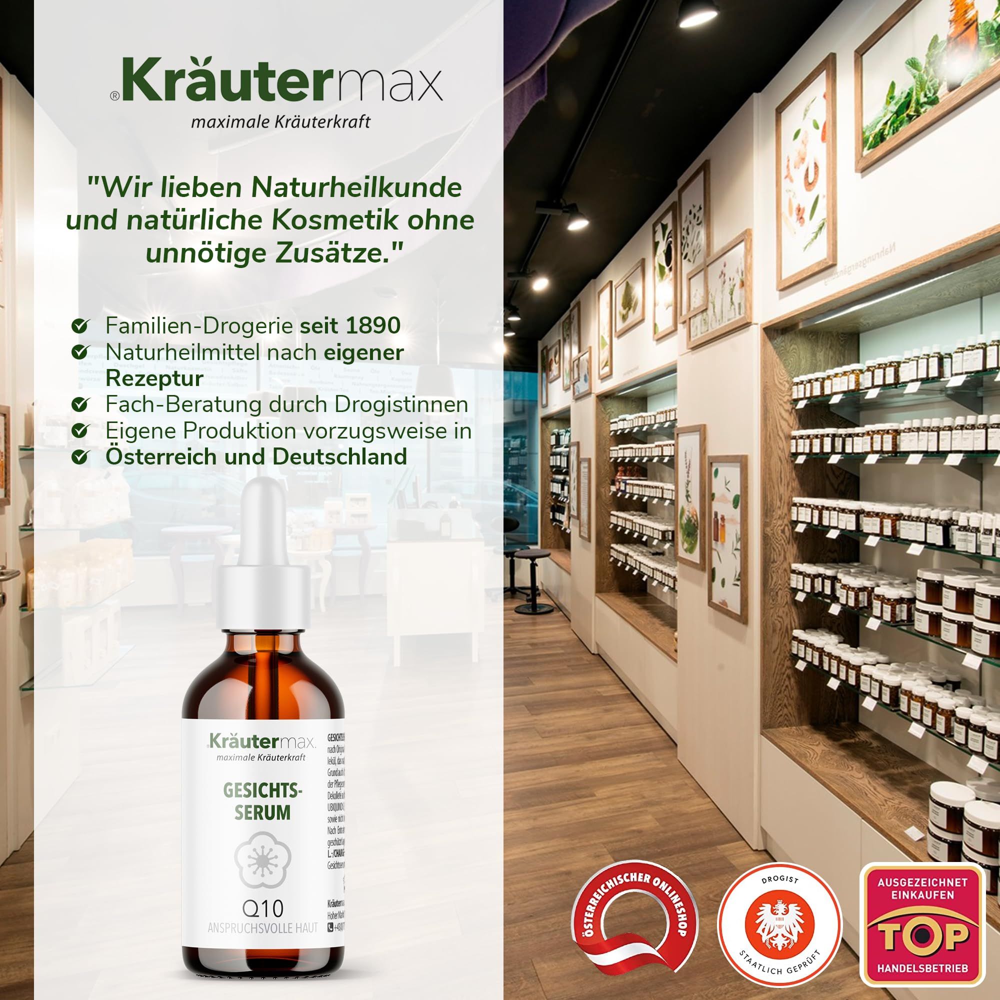 Kräutermax Gesichtsserum Coenzym Q10