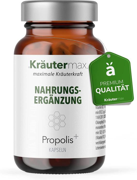 Kräutermax propolis extract plus vitamin B1, B2, B6, B12, C