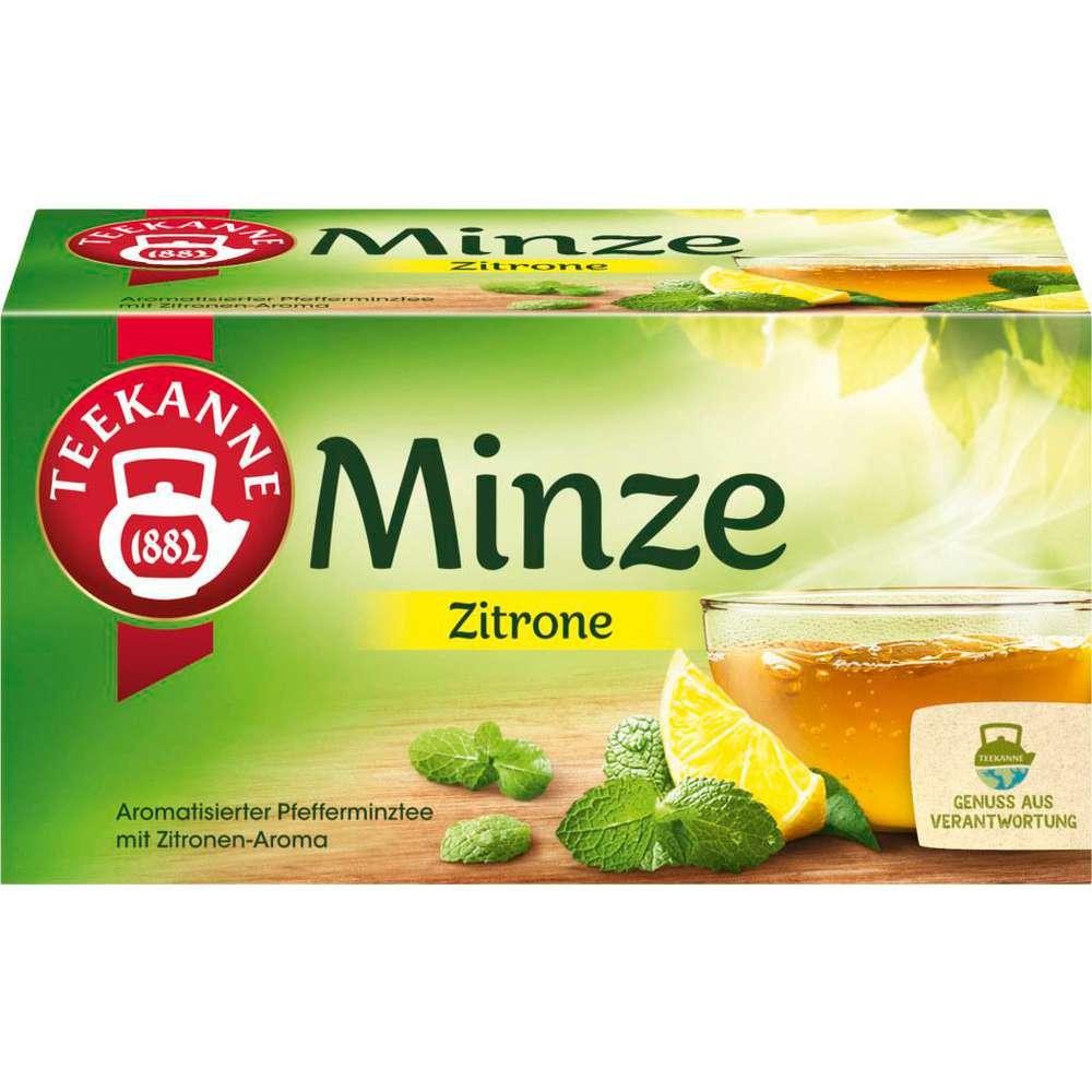 Herbal tea mint with lemon