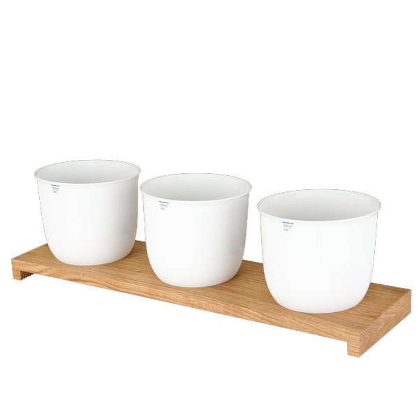 Herb pot herb garden flower pot LAB (4 parts) from KPM
