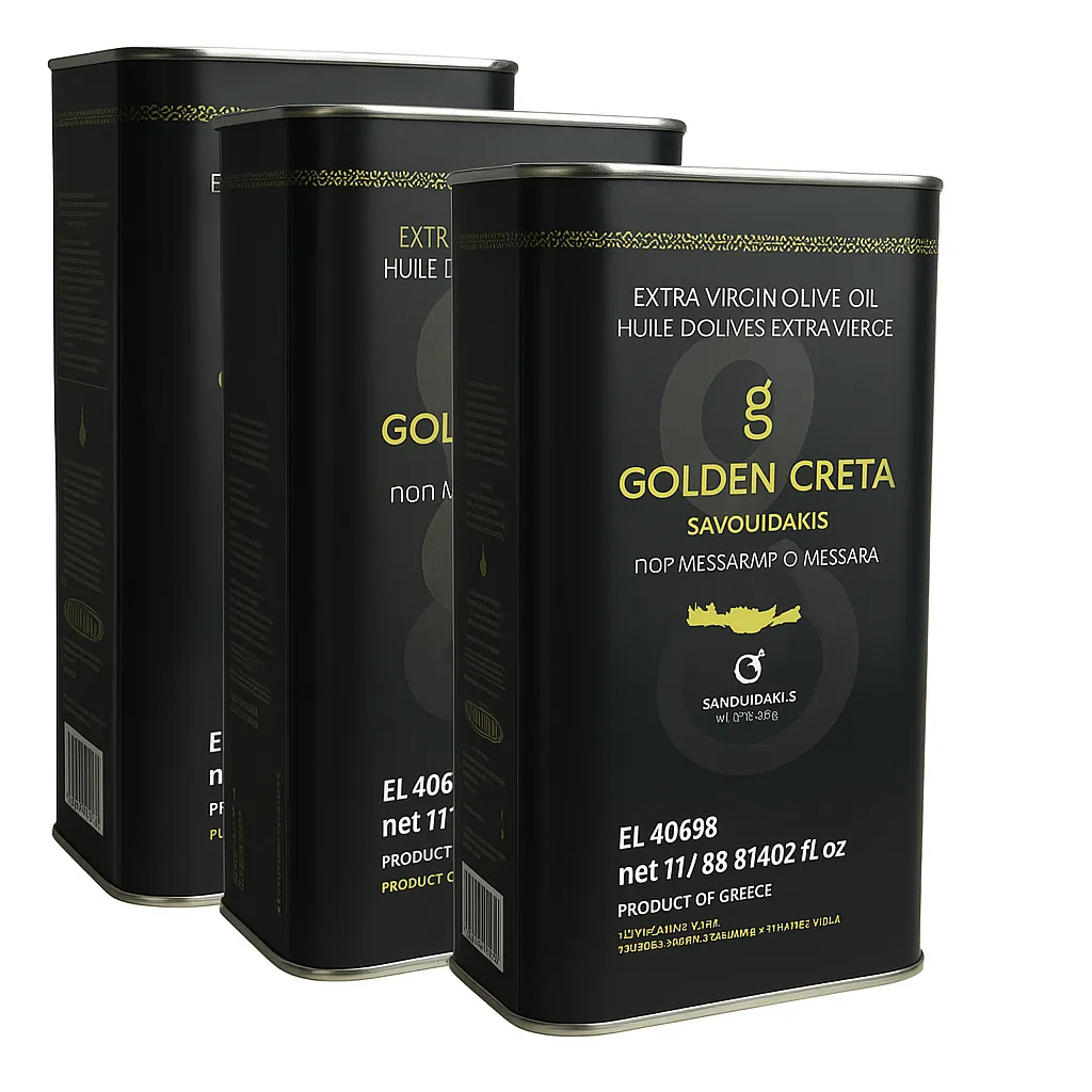Kreta Olivenöl nativ extra, kreta öl - frische griechisches Olivenoel Creta 3x1 Liter