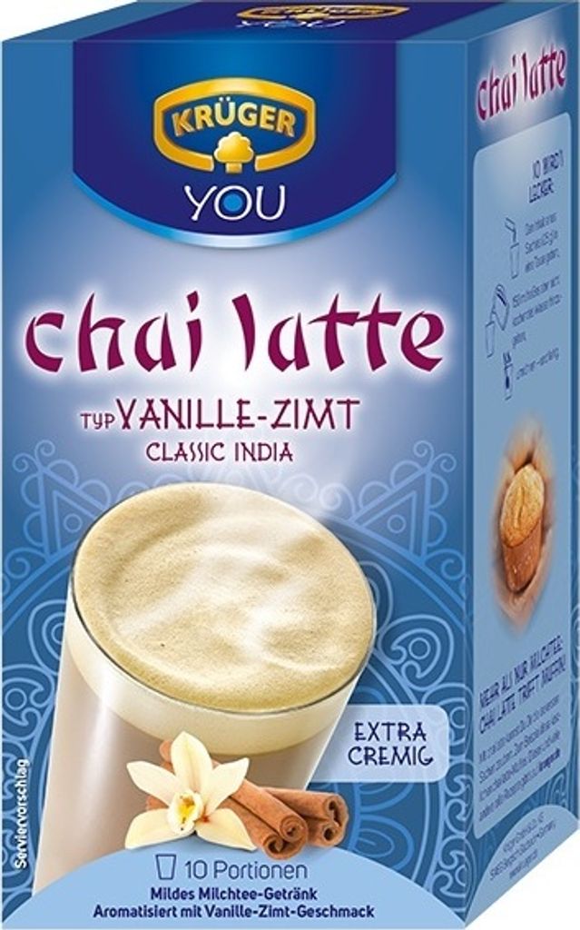 Krüger Chai Latte Vanille Zimt Classic India extra cremig 250g