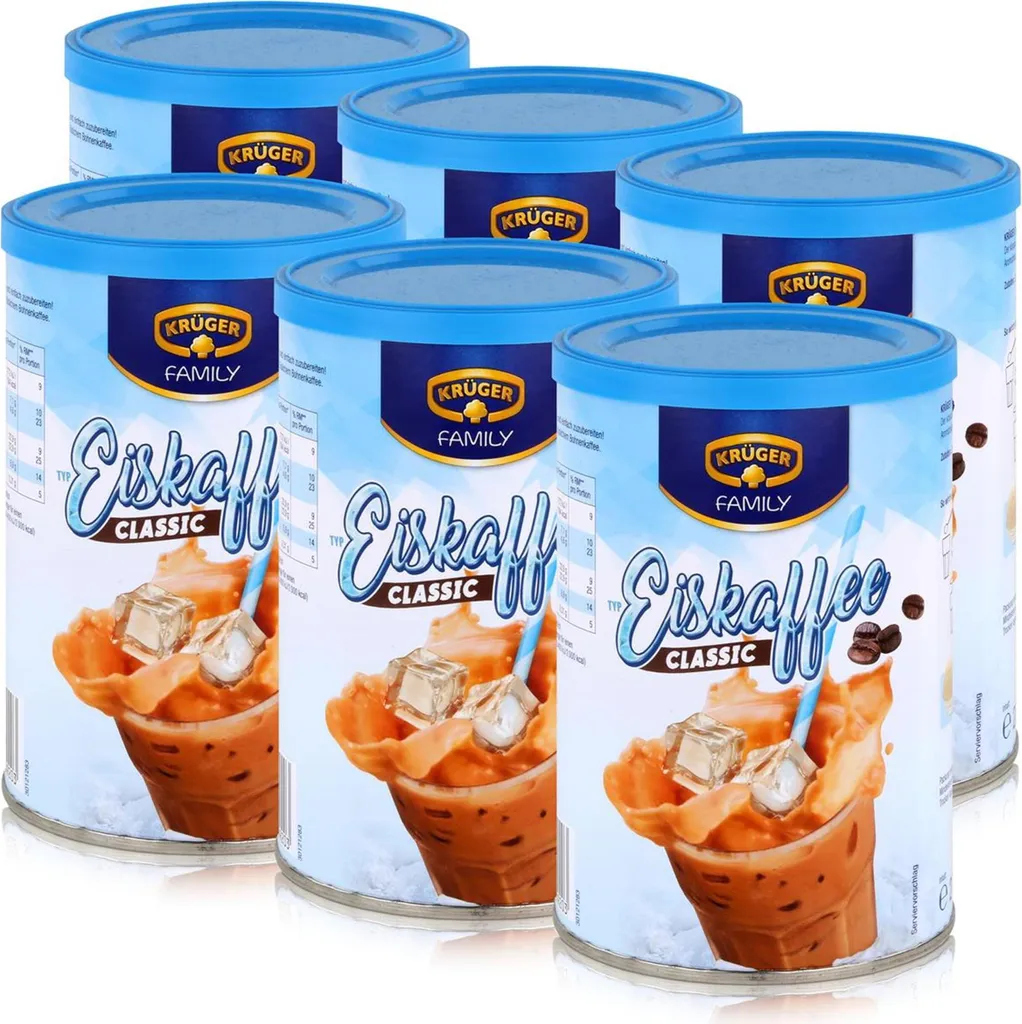 Krüger Family Eiskaffee Classic 275g - schnell und einfach (6er Pack)