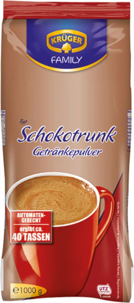 KRÜGER Schokotrunk Trinkschokolade 1,0 kg