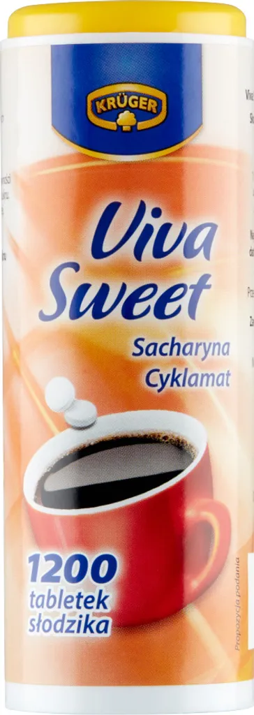 Krüger Viva Sweet Tafelsüßstoff 72 G Tabletten (1200 Stück)