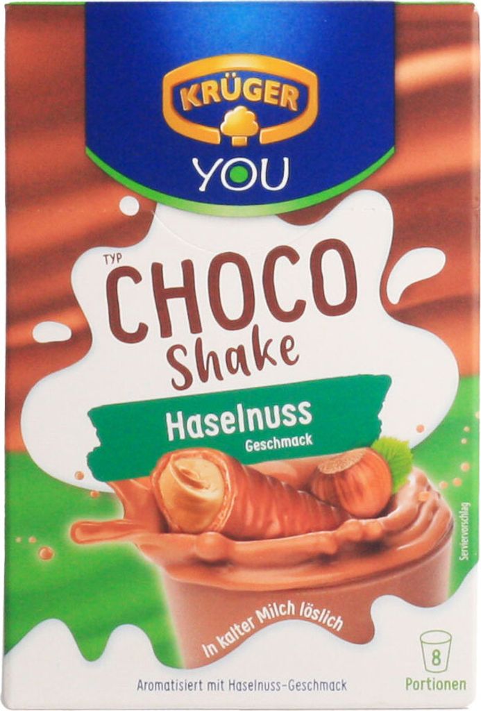 KRÜGER YOU Choco Shake 10026643 Hazelnut 8 pcs