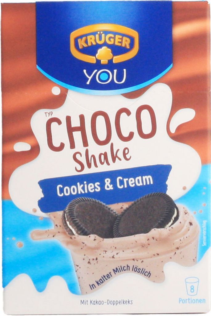 KRÜGER YOU Choco Shake 10026644 Cookie Cream 8pcs
