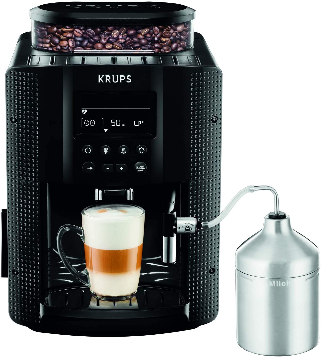 KRUPS Automatic Coffee Machine 1.8 l 15 bar, AutoCappuccino System, LC Display