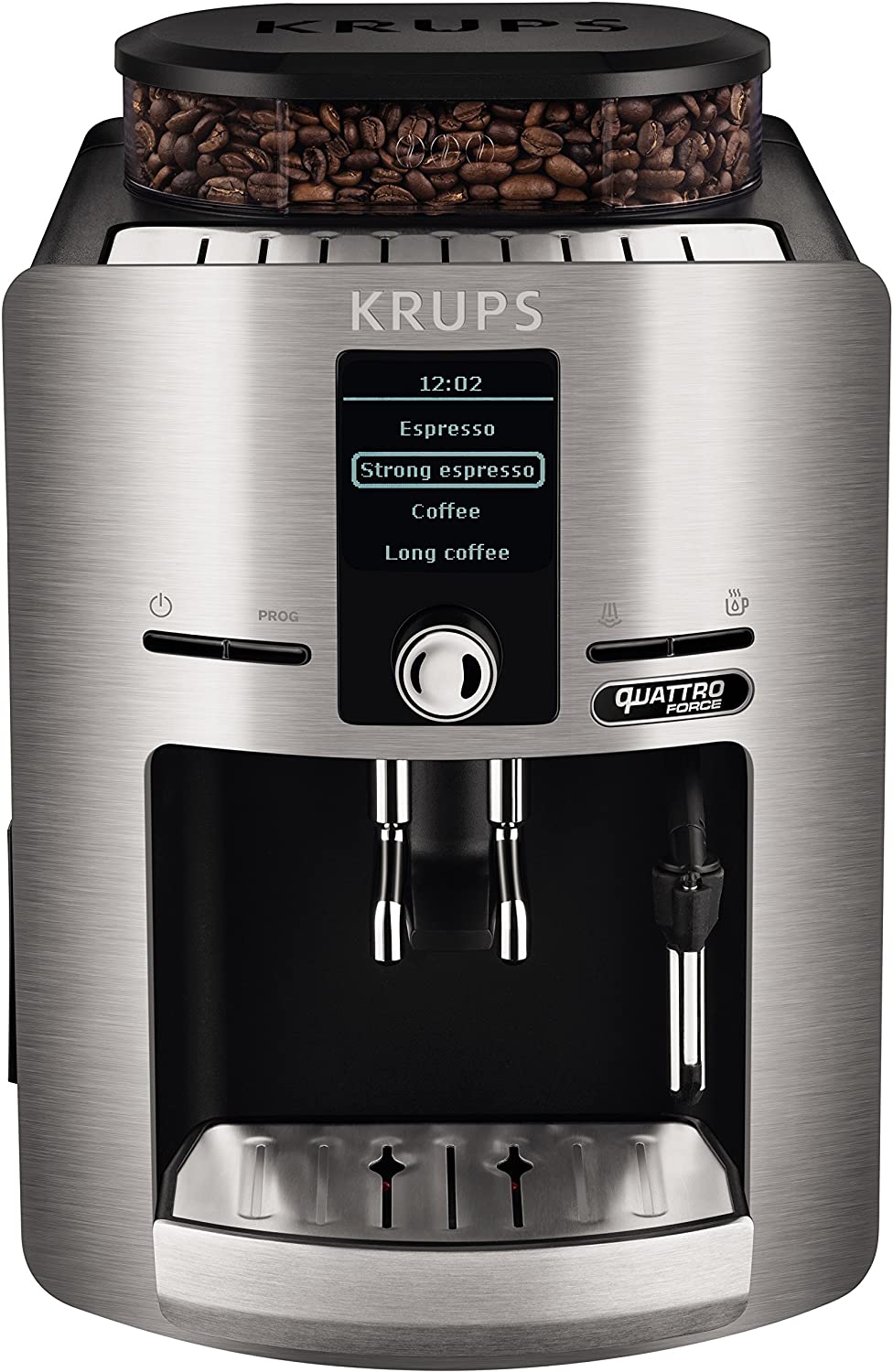 Krups Espresseria QF – Super-Automatic Coffee Machine, Silver