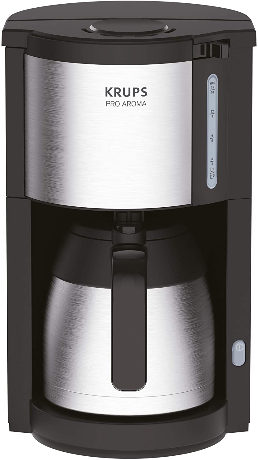Krups ProAroma KM305D10 Thermal Filter Coffee Maker 800 Watt Black / Stainless Steel.