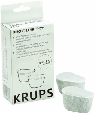 Krups Krups F4720057 Duo Filters Water Filtration System for Coffee Makers, Pack of 2