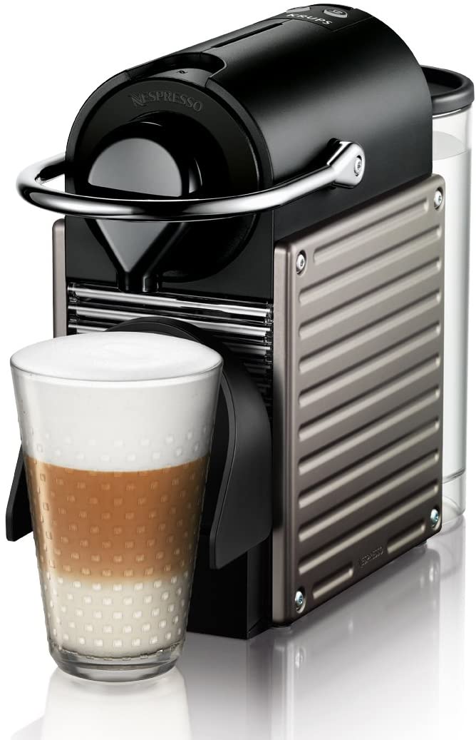 Krups Nespresso Krups XN 3015 Nespresso Pixie Electric Titan with Milk Foamer Aeroccino3