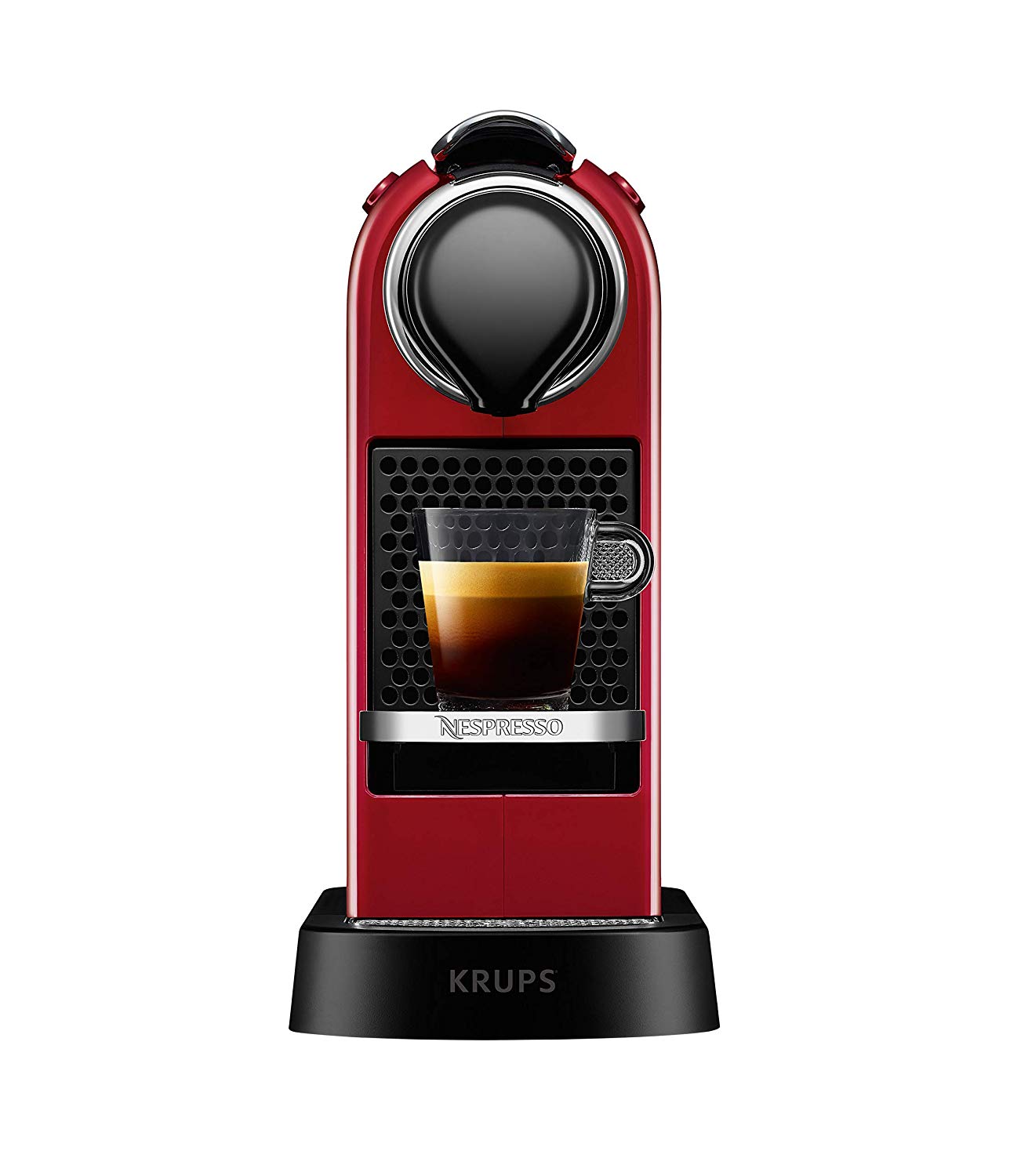 Krups Xn7415 Coffee Machine Freestanding Red Espresso Machine 1 Cups