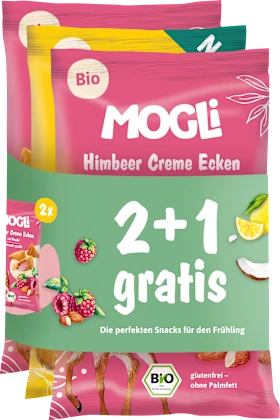Children's snack cream corners raspberry & lemon, 3 pcs