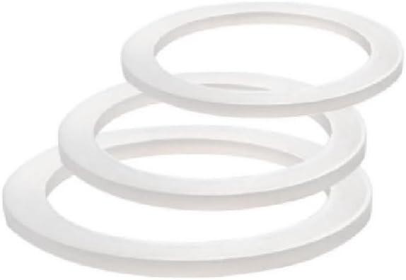 Saraoriginalshop Saraoriginalhop 3 Universal Replacement Gaskets for Moka Compatible with Bialetti Compatible with Pedrini and Others Available in 3 SISES (1 Cup)