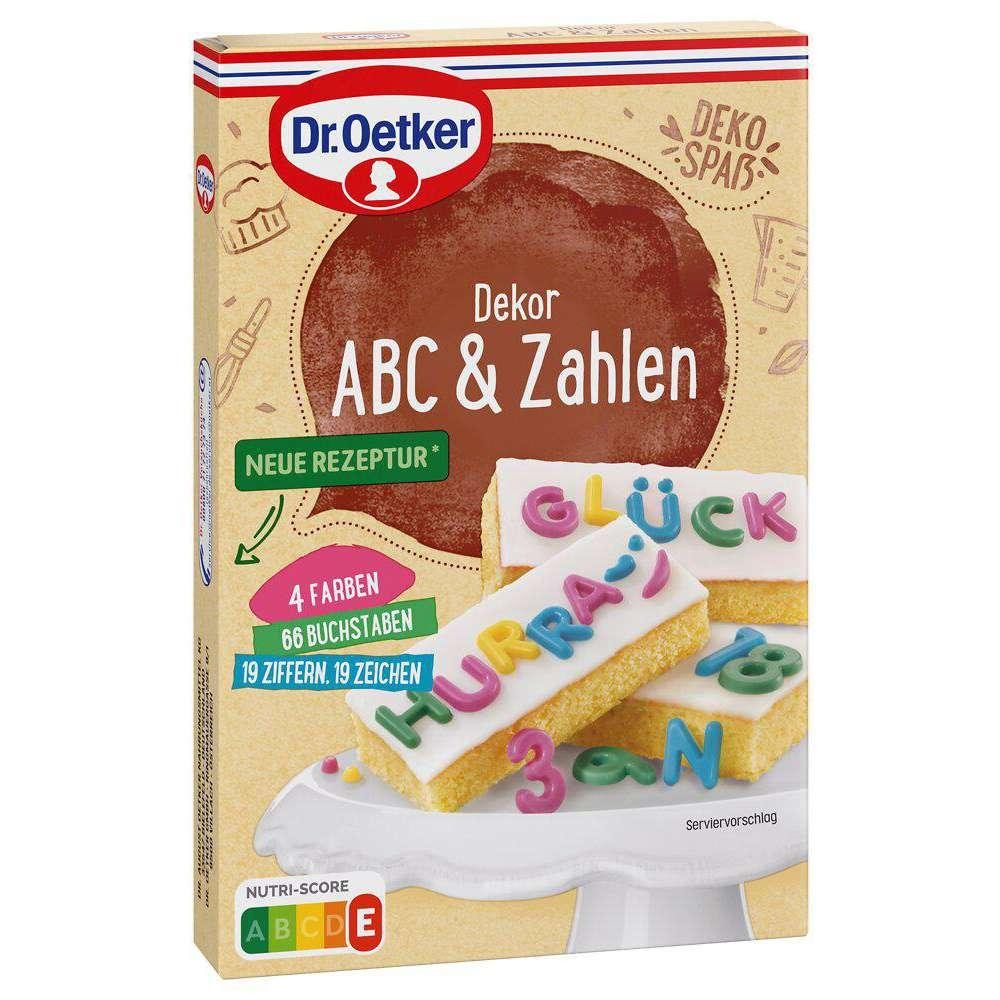 Cake decoration, ABC & numbers