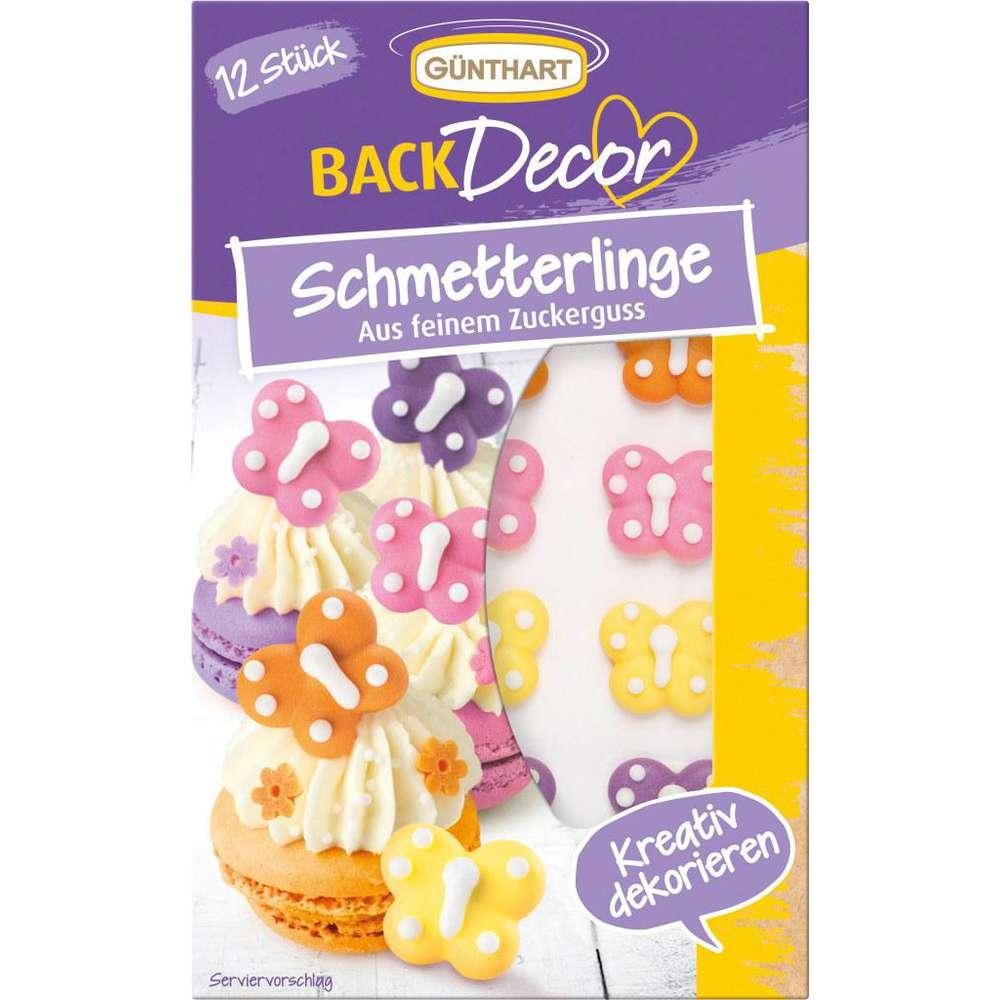 Cake decoration butterflies, pastel
