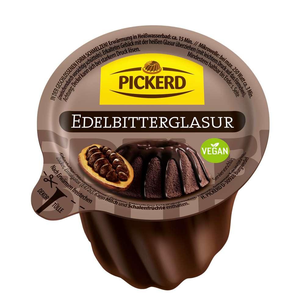 Cake glaze, dark chocolate