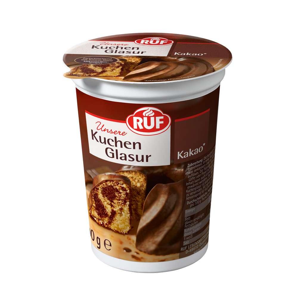 Cake icing, cocoa